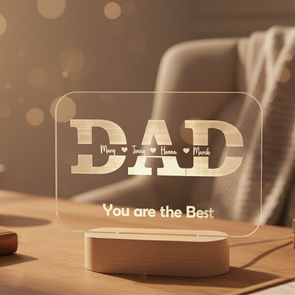 Custom LED Name Light | Personalized Light-Up Sign | Father’s Day Gift for Dad - Picture 8 of 8